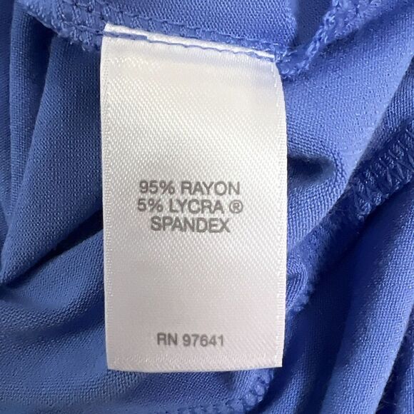 J Jill‎ Wearever Collection Rayon Blend Small Tunic Top Shirt Light Blue - Picture 5 of 8